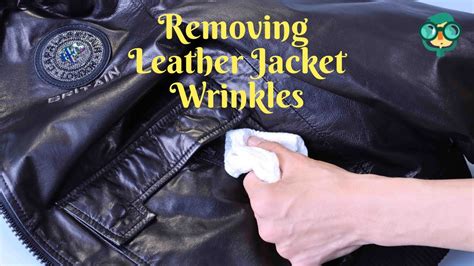 how to remove wrinkles from leather clothing